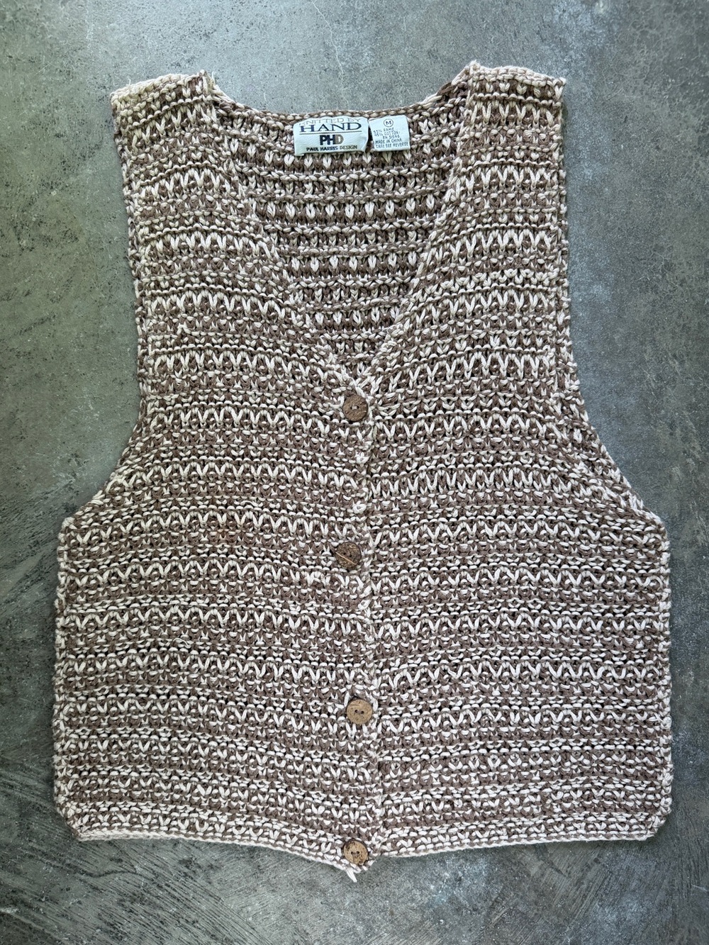 Vintage Hand Knit Vest